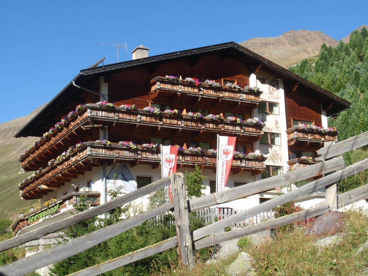 Gasthof Geierwallihof Vent Extérieur photo